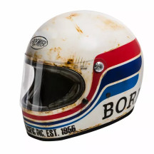 Casco Trophy — Talla M, blanco roto mate